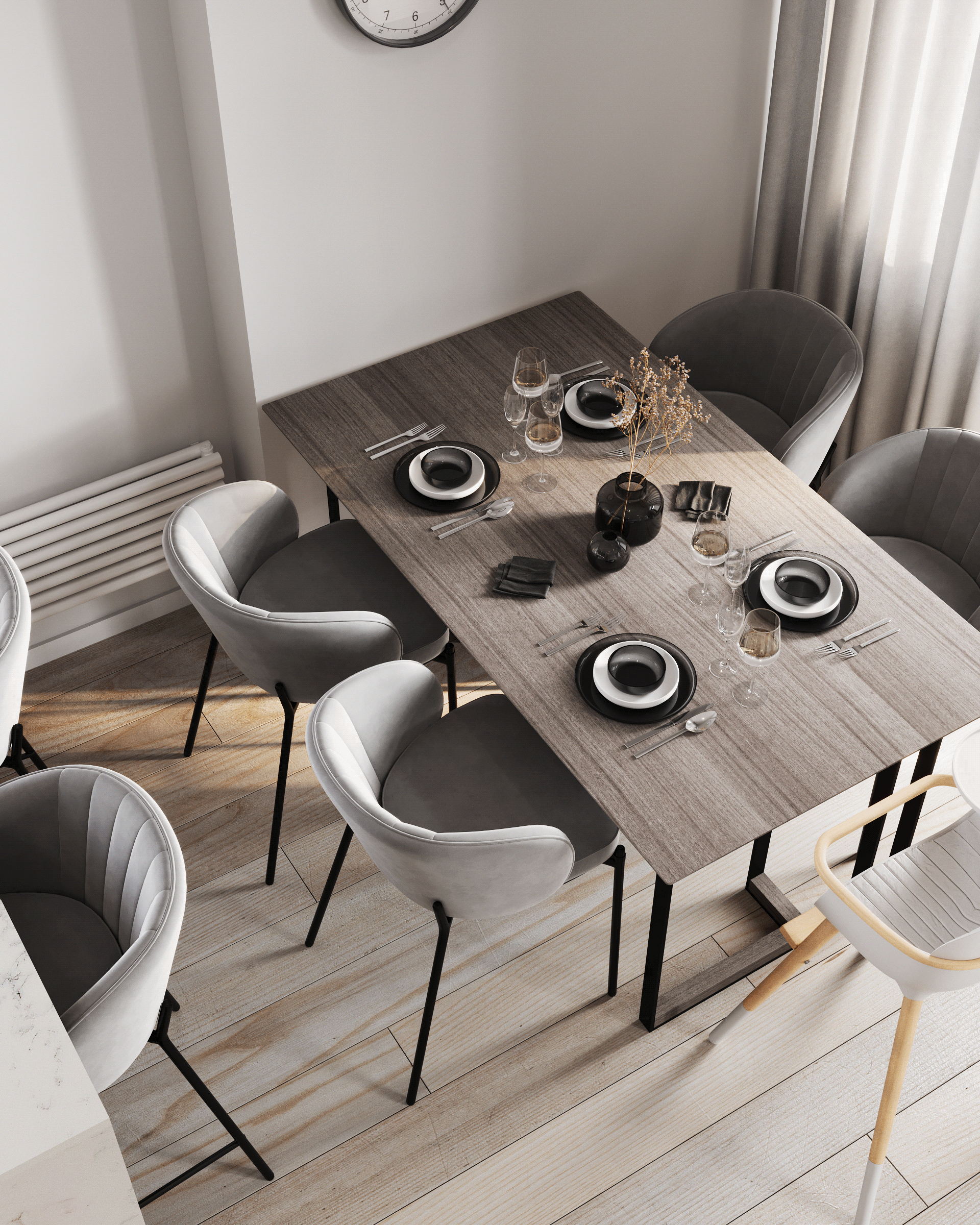 乌克兰85㎡简约风公寓设计-17