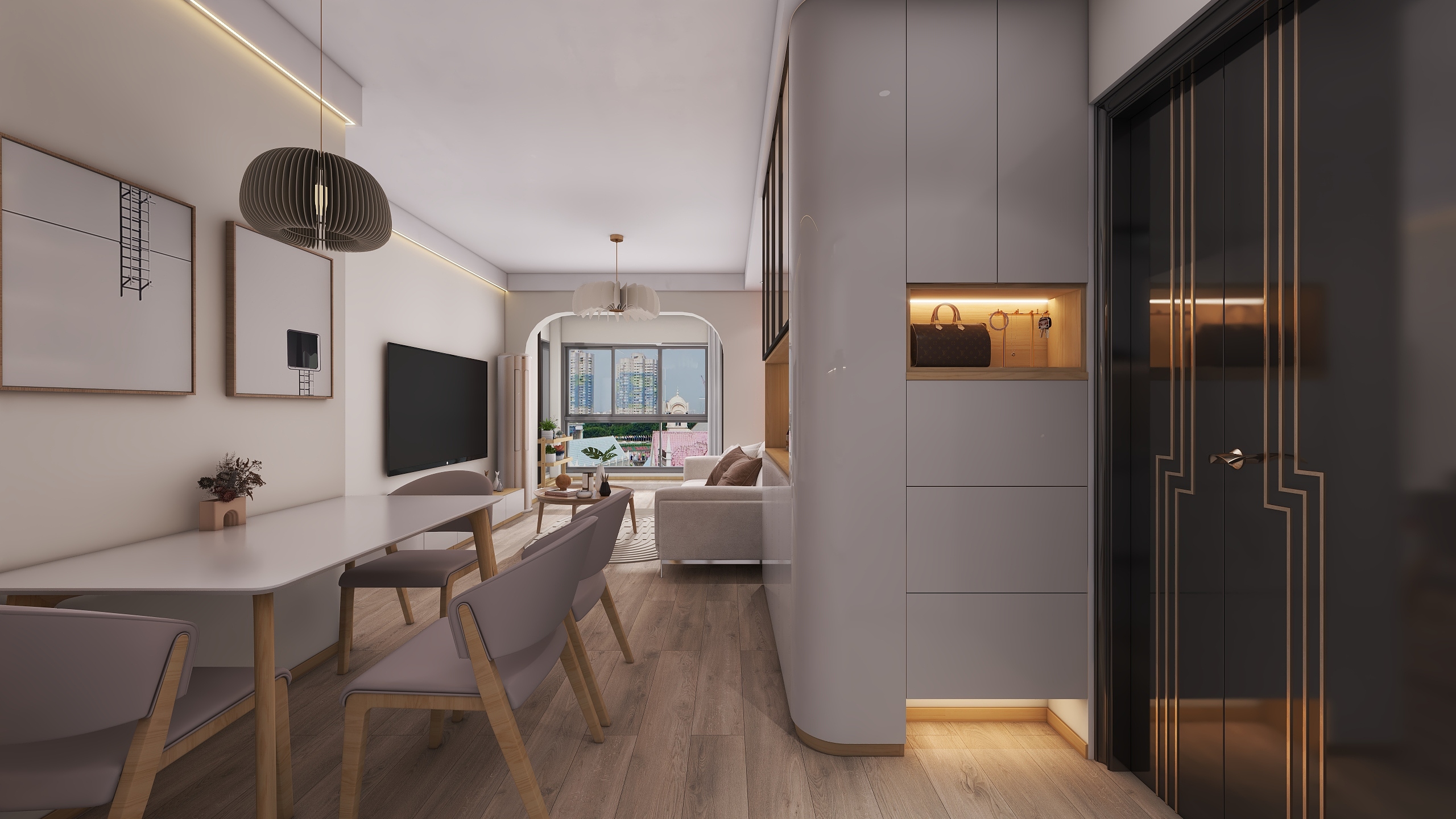 四川成都汇厦少城锦官郡（67平方日式原木风两居室）-22