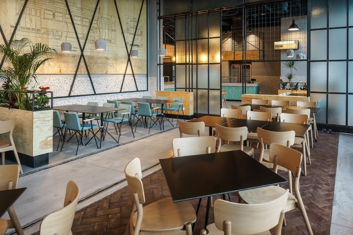 Bucharest 电车餐厅 · Yellow Office 的工业风设计-1