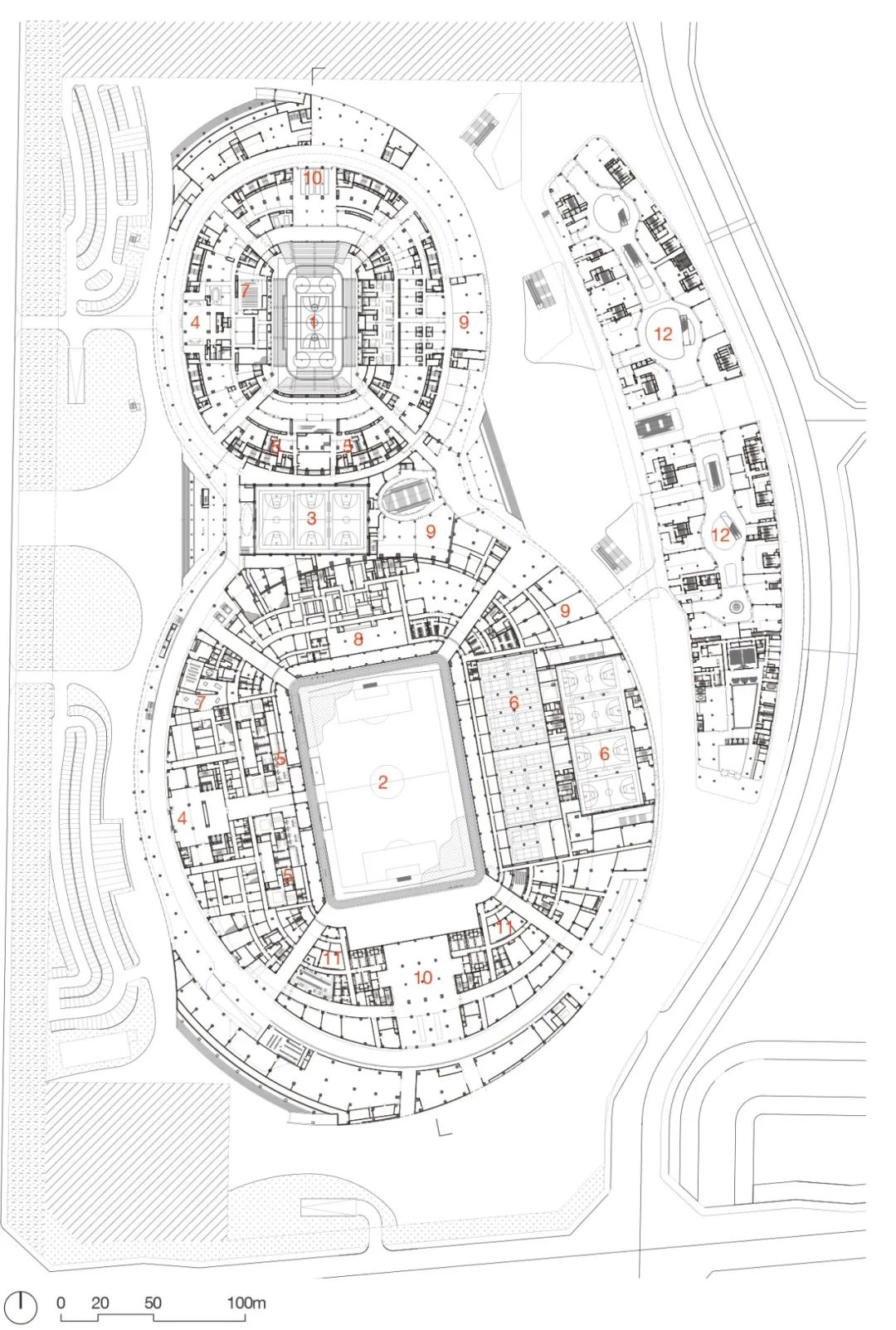 成都凤凰山体育公园丨中国成都丨HKS+中国建筑西南设计研究院有限公司-35