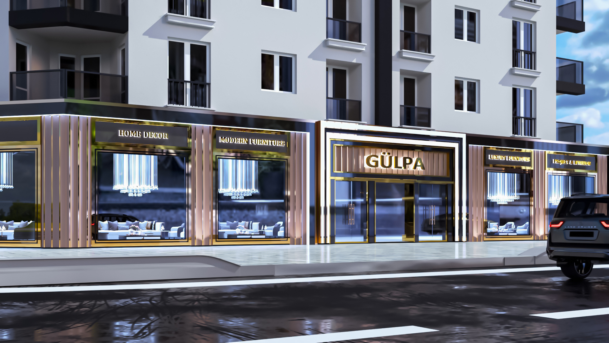 GÜLPA / ADIYAMAN - MAĞAZA CEPHE TASARIMI-0