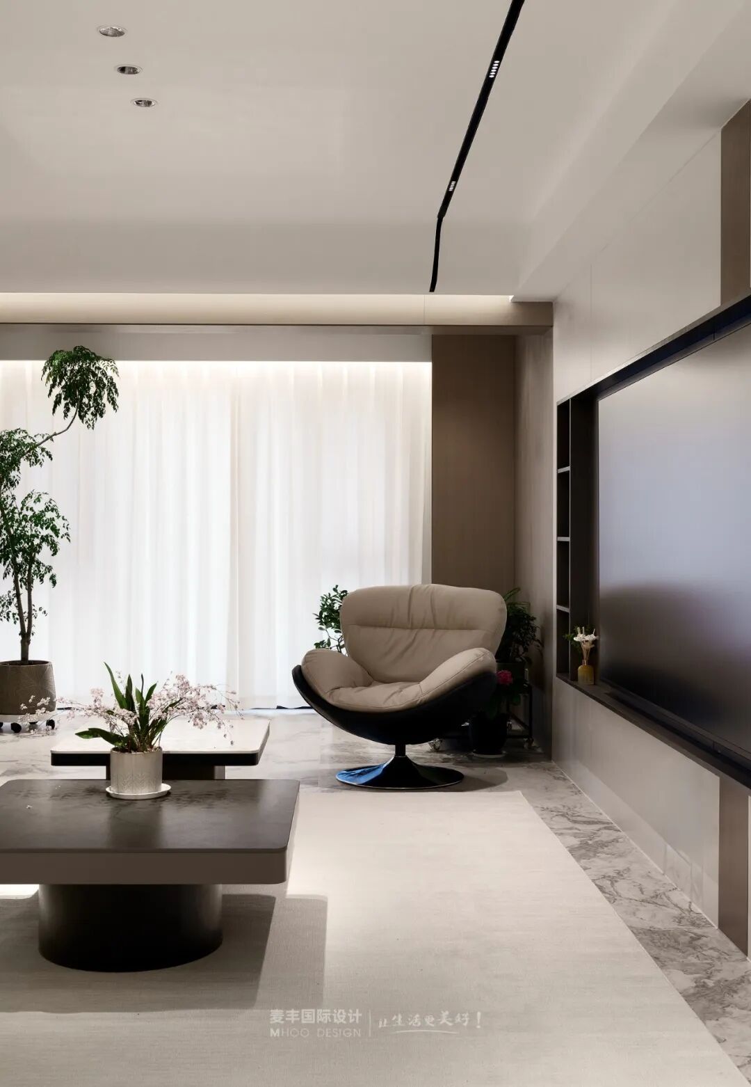 MHOO|云浦家园160㎡现代风：光影与日常的温柔和鸣-43