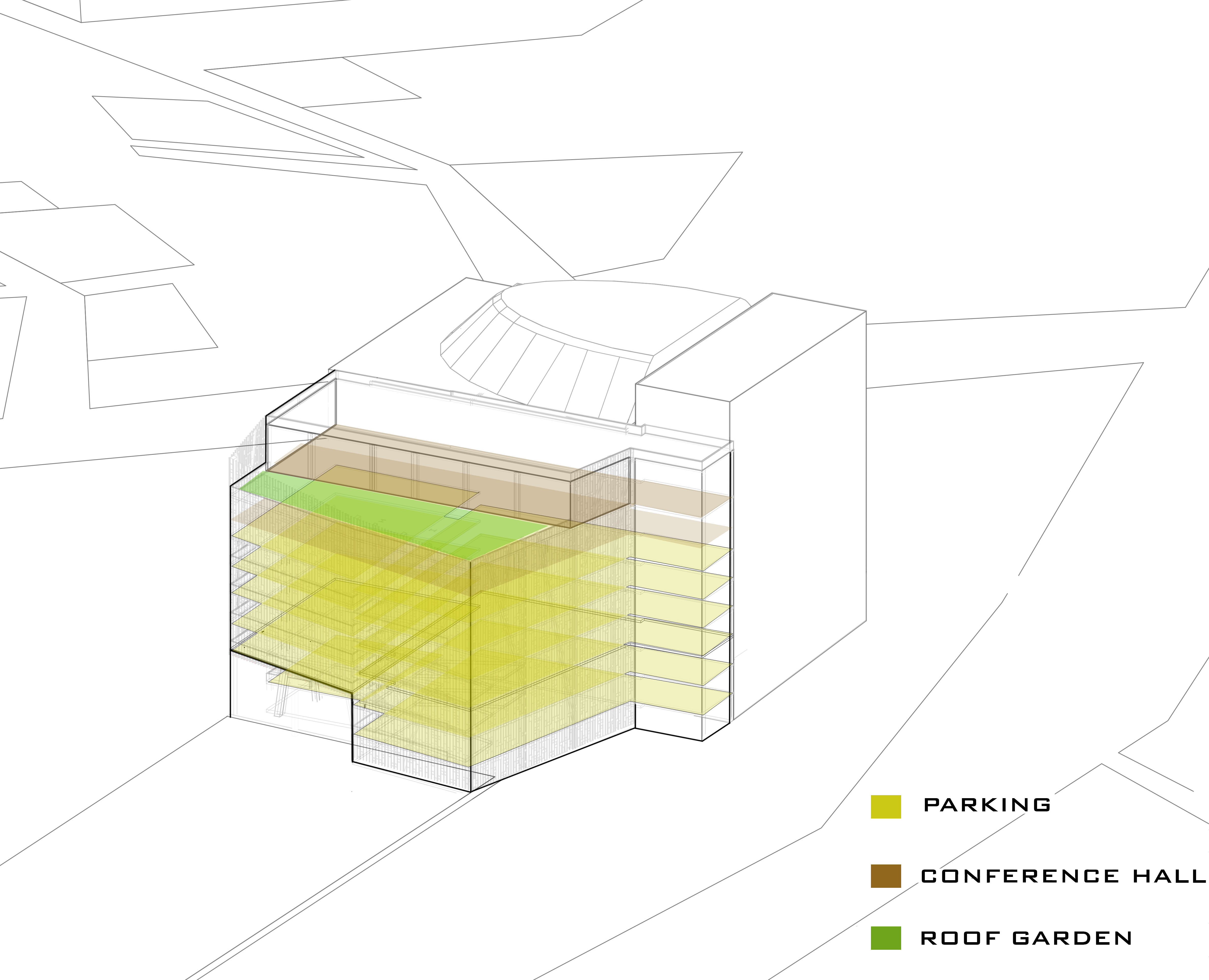 新波建筑 · 伊朗 Tehran 停车场及会议厅扩建项目-27