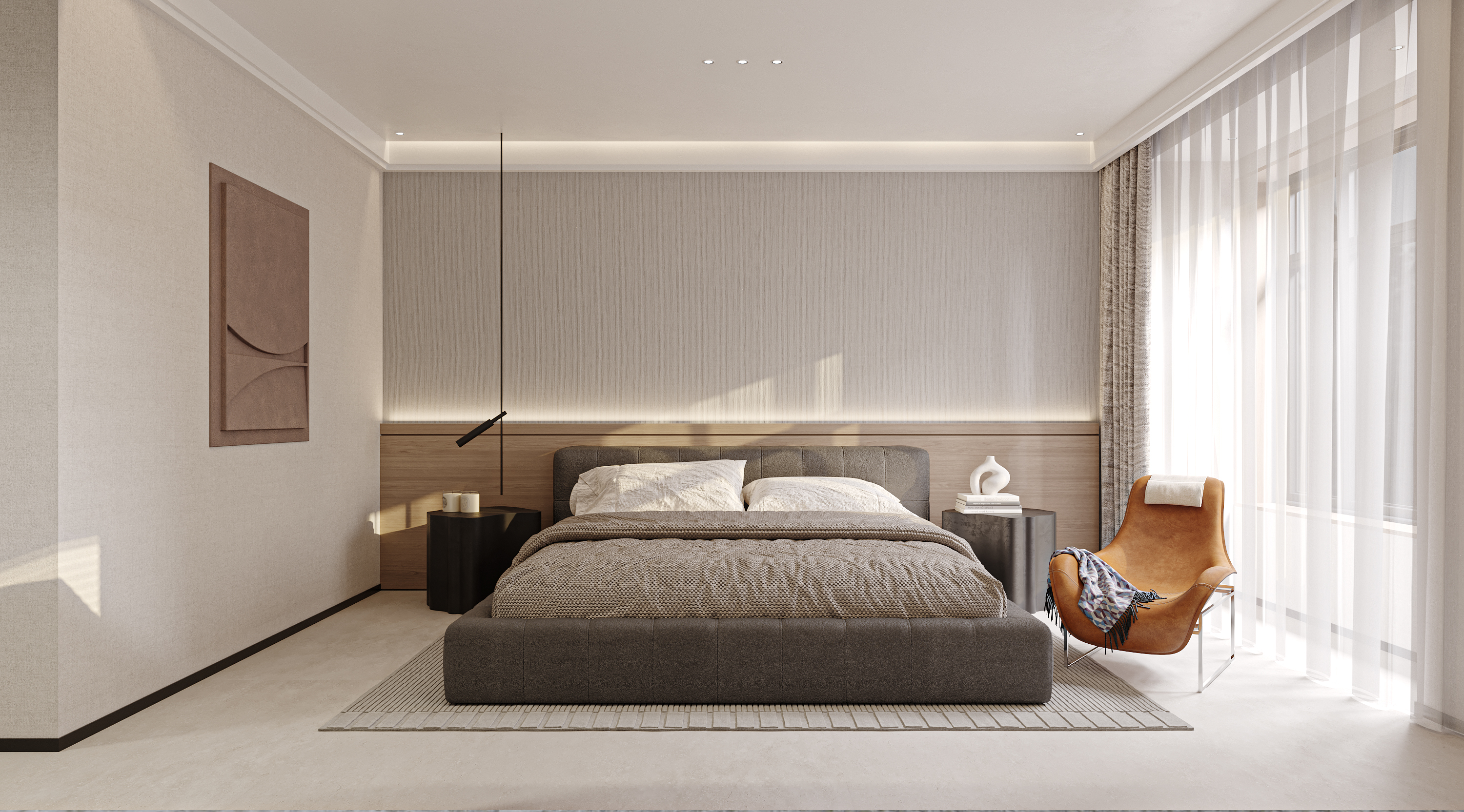 家装客餐厅卧室效果图表现-14