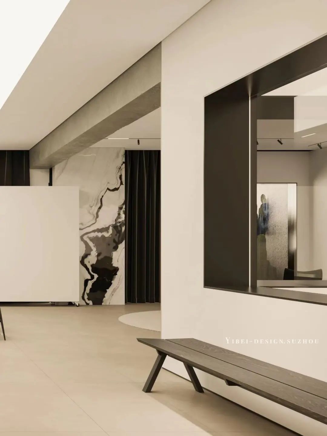 艺术空间与办公室的“净”与“静”结合丨中国苏州丨一贝设计-15