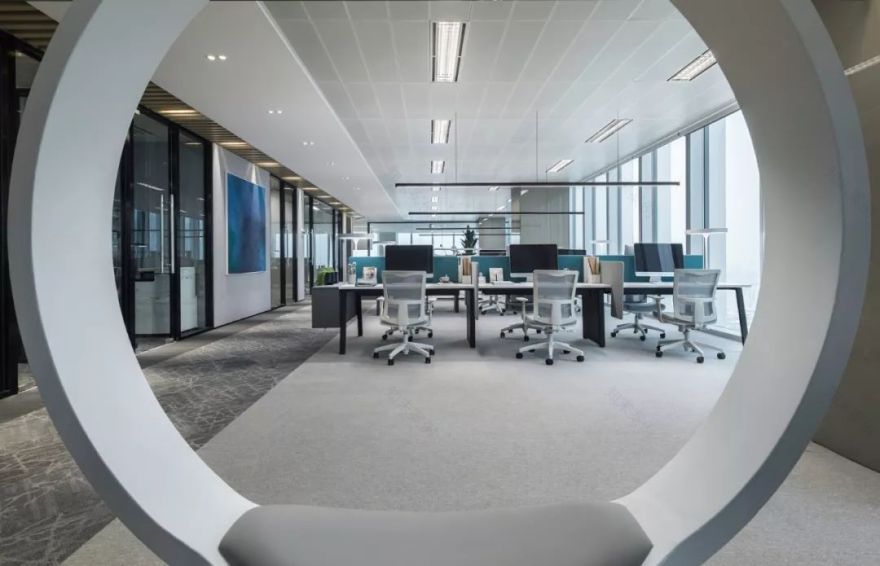 科技未来,圆融无界——广州琶洲环球梦大厦办公样板设计-33