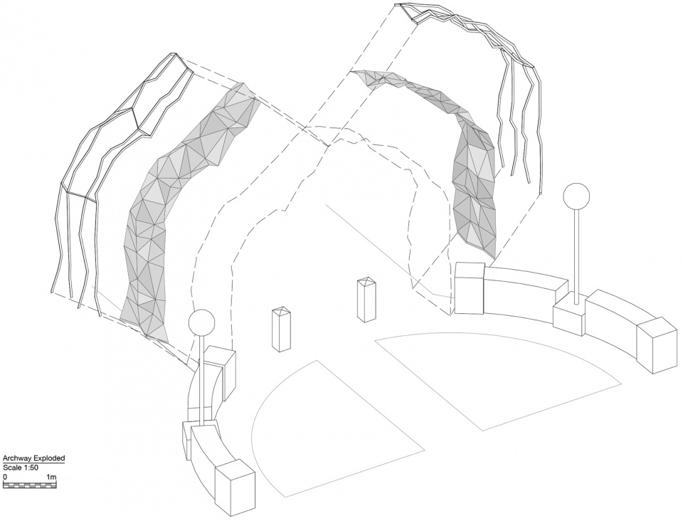 英国公园“偶然事件”拱门设计，历史人物穿孔唤起时空对话-30