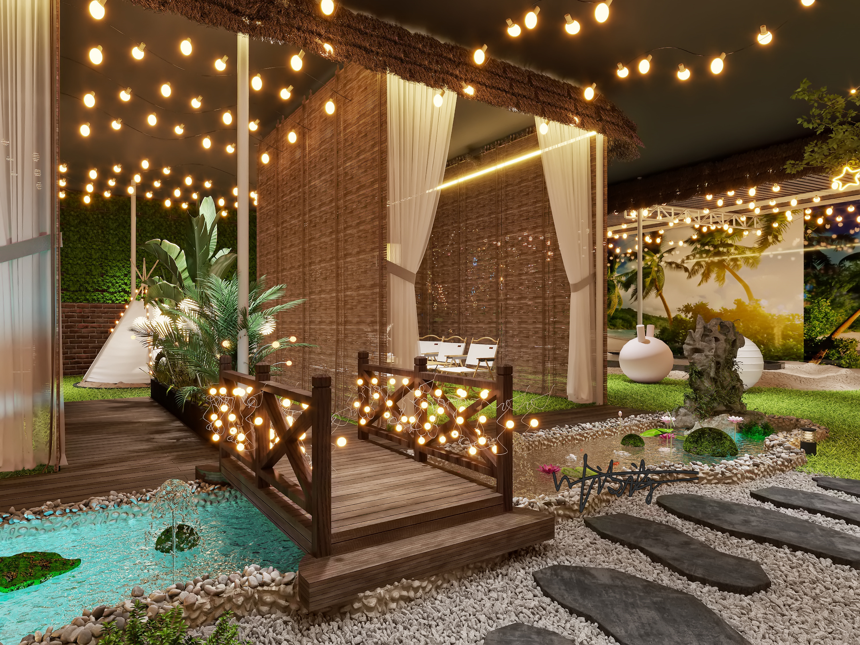 露营风餐厅|让人身在城市，心在山野-7