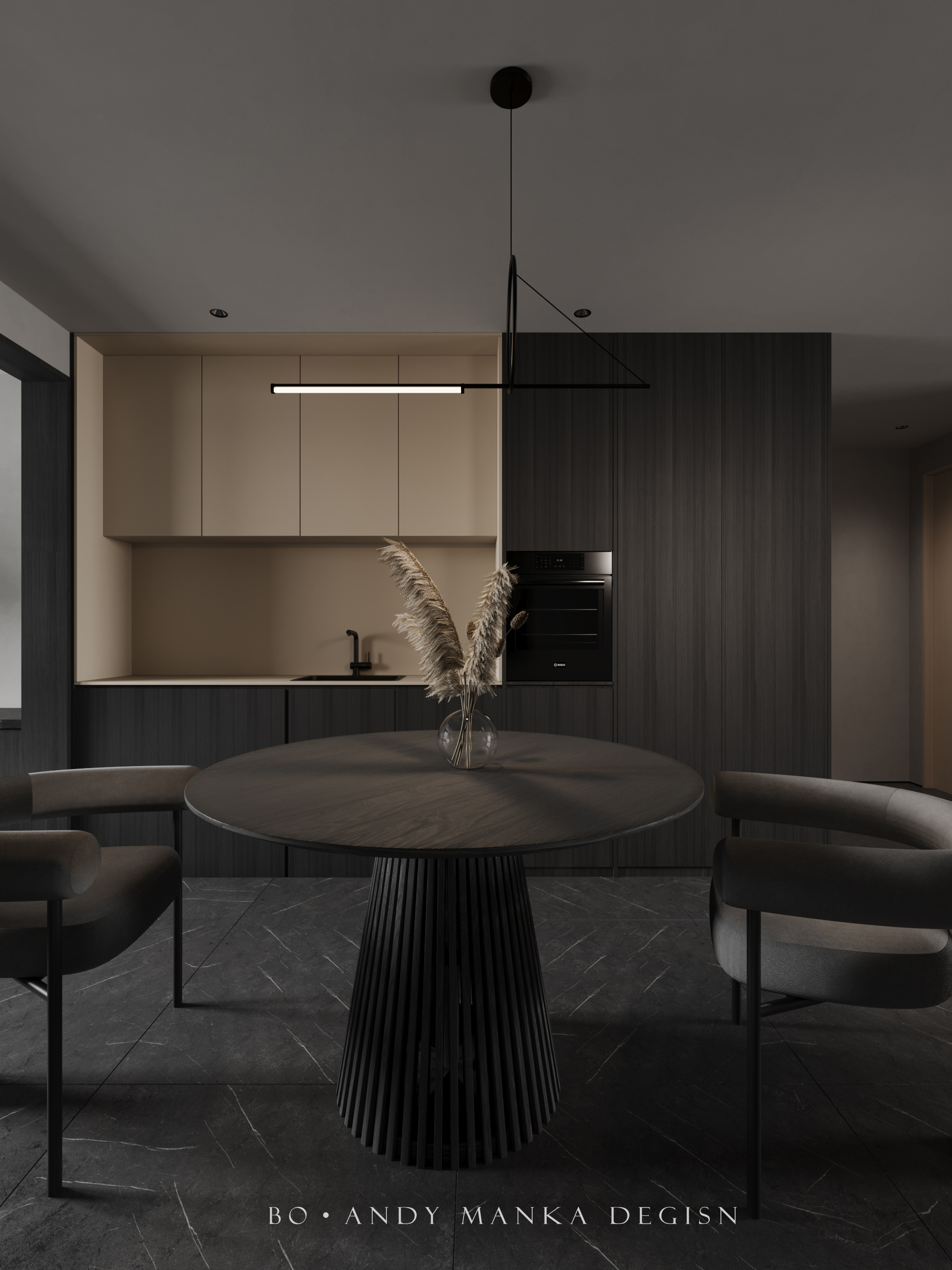 黑色与木色的碰撞-5