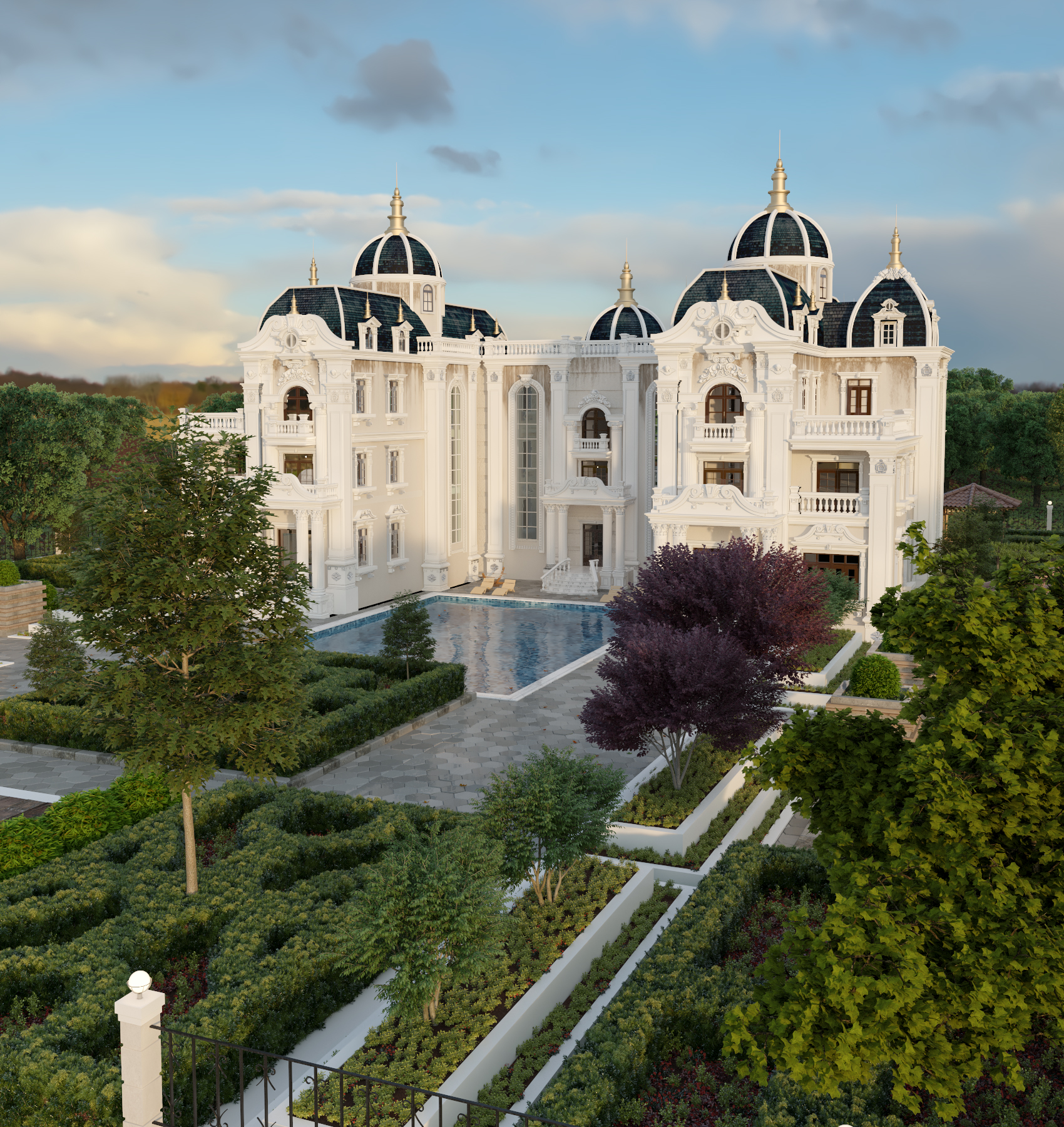 经典欧式宫殿-3
