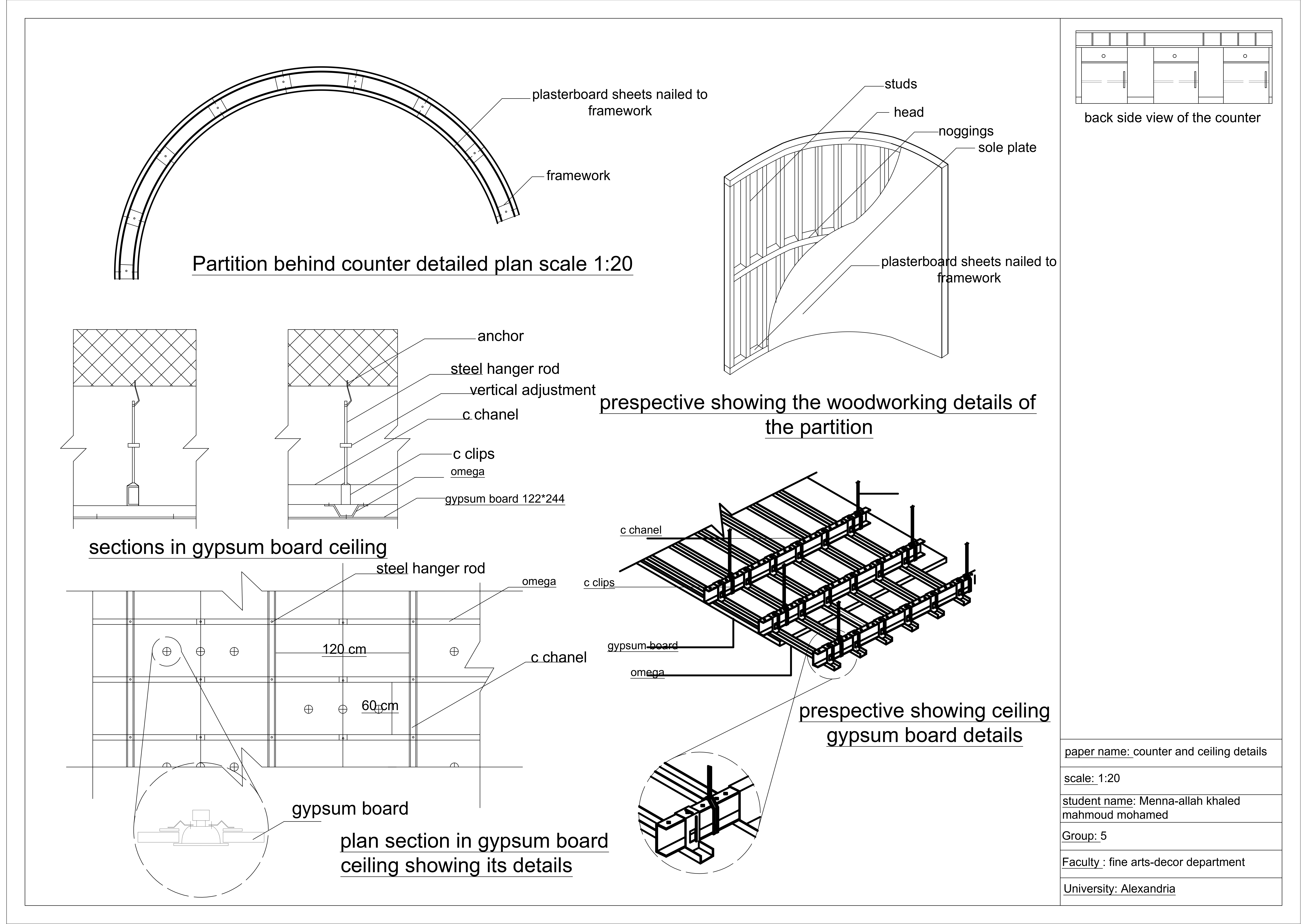 Round Desk design and working details-4