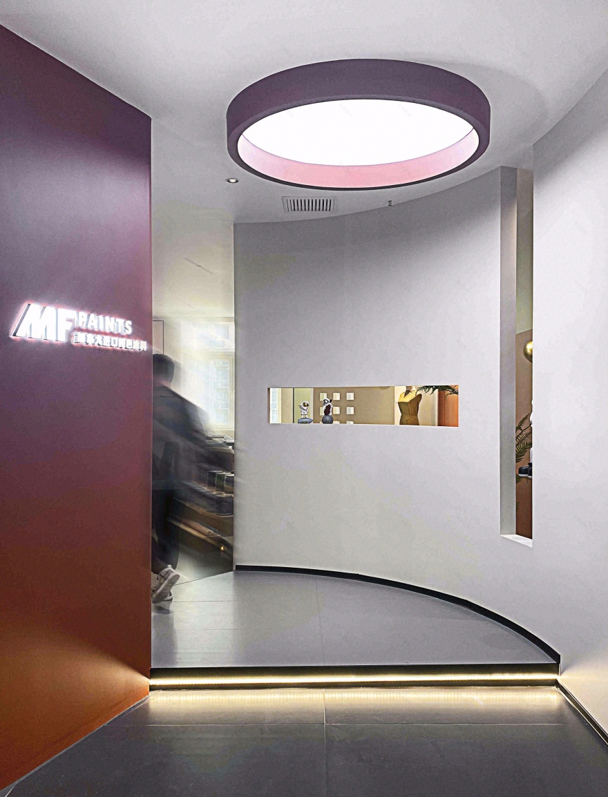 MF 进口涂料展厅丨中国临沂丨一木空间设计-12