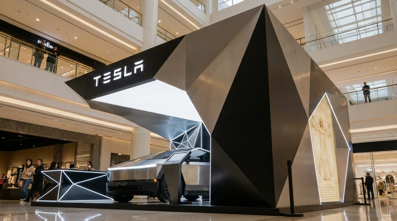TESLA Stand Display-2