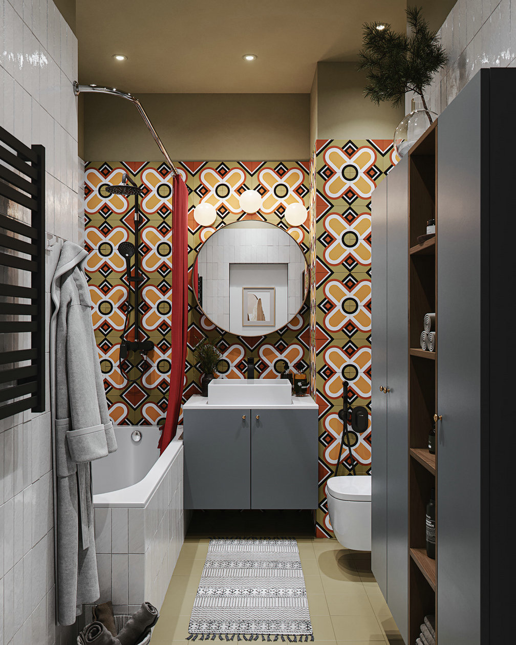 81㎡混搭风公寓设计-15