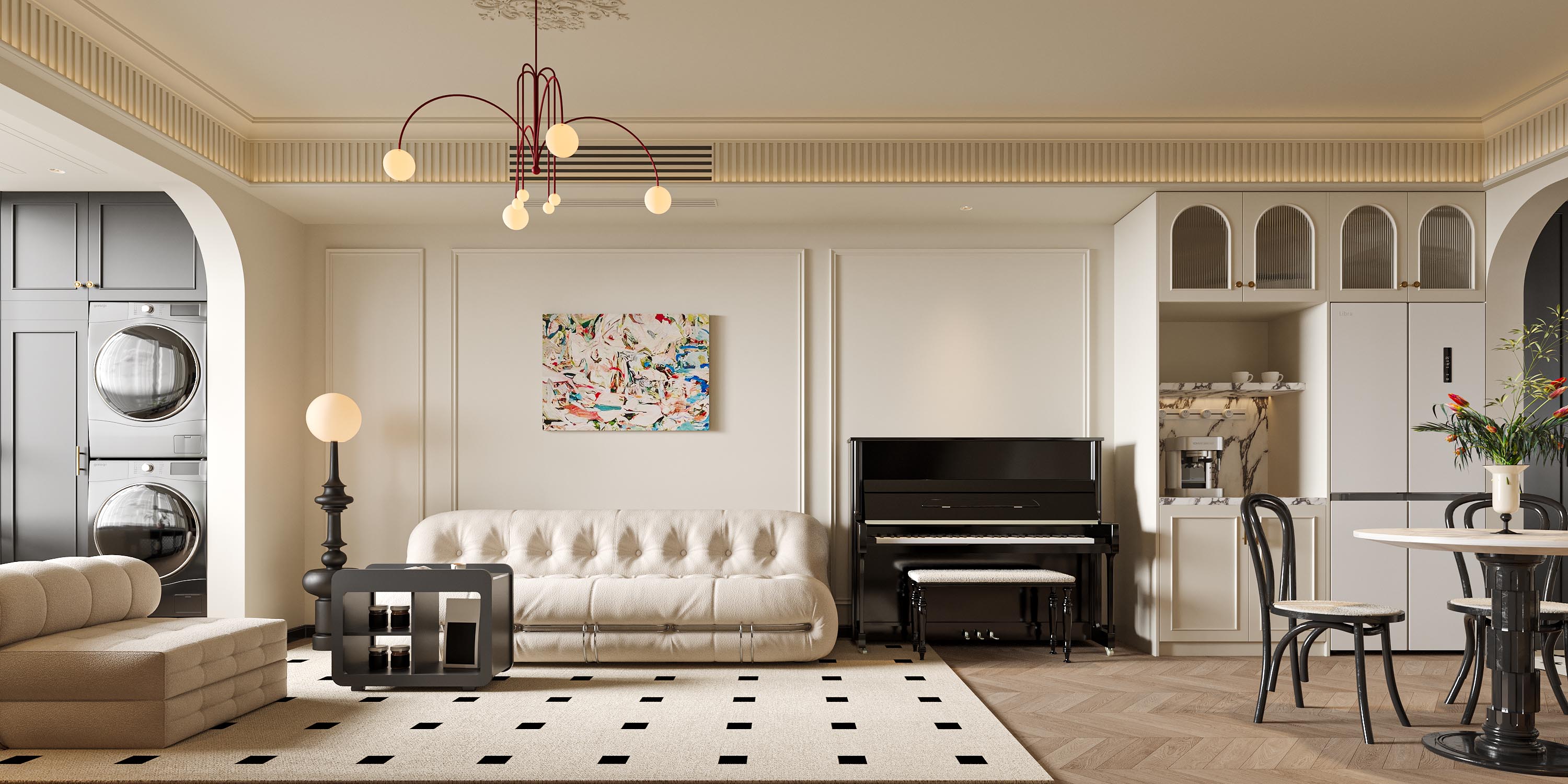 DEFIN DESIGN | 阳光汾河湾法式复古-2