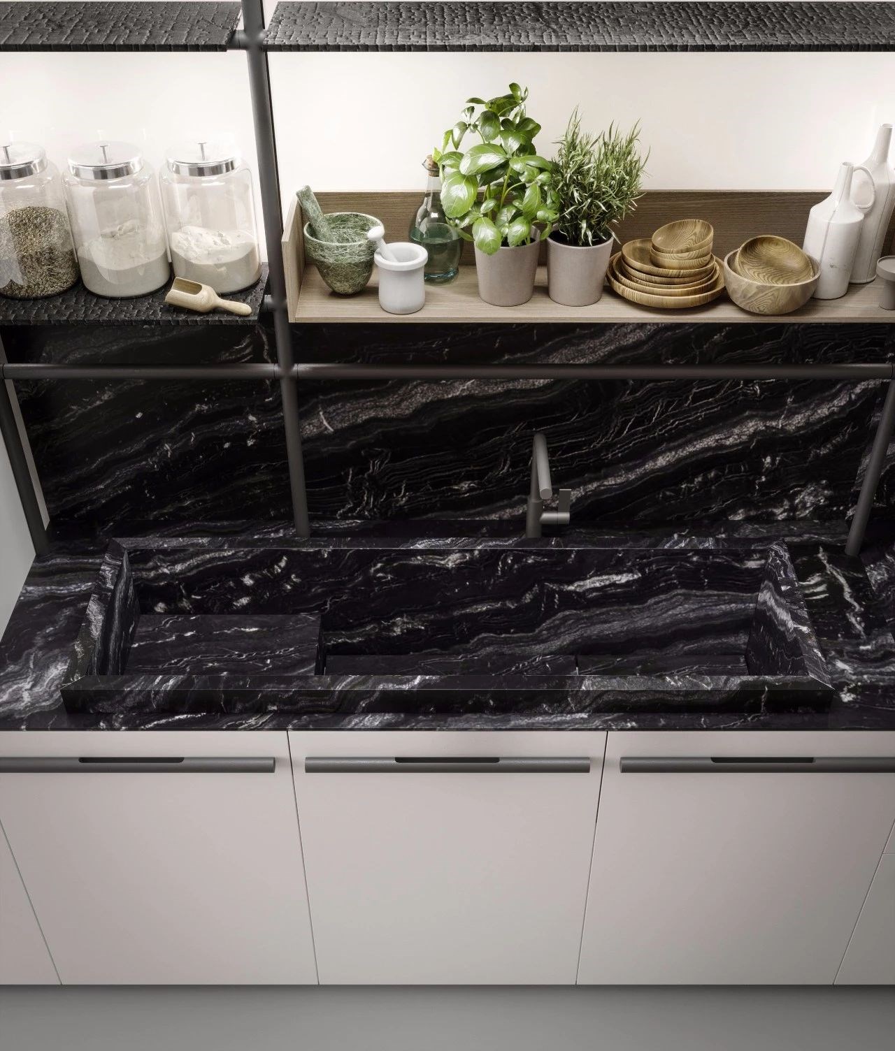 厨房玩转高级灰 大牌橱柜新系列点评-68