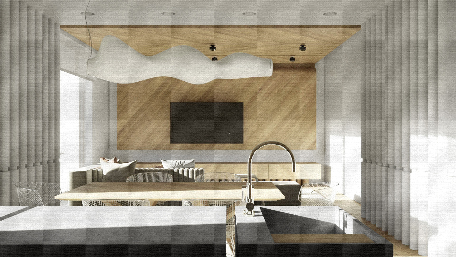 Portfolio. Interiors. Architecture of buildings.-50