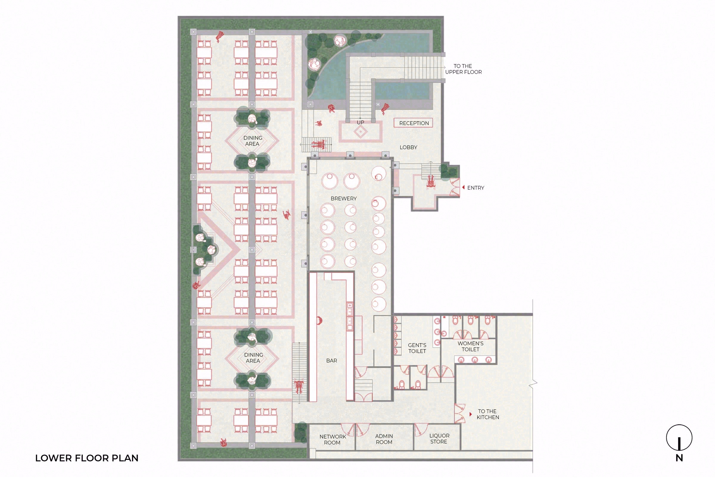 蜡烛啤酒屋丨印度班加罗尔丨Bare Wall Studio-22