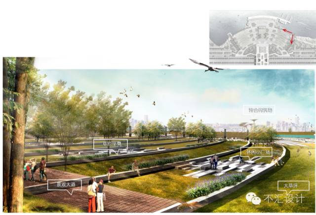 【奥斯汀作品】3年时间修改了10轮以上，南昌九龙湖公园主入口区设计过程首次曝光-58