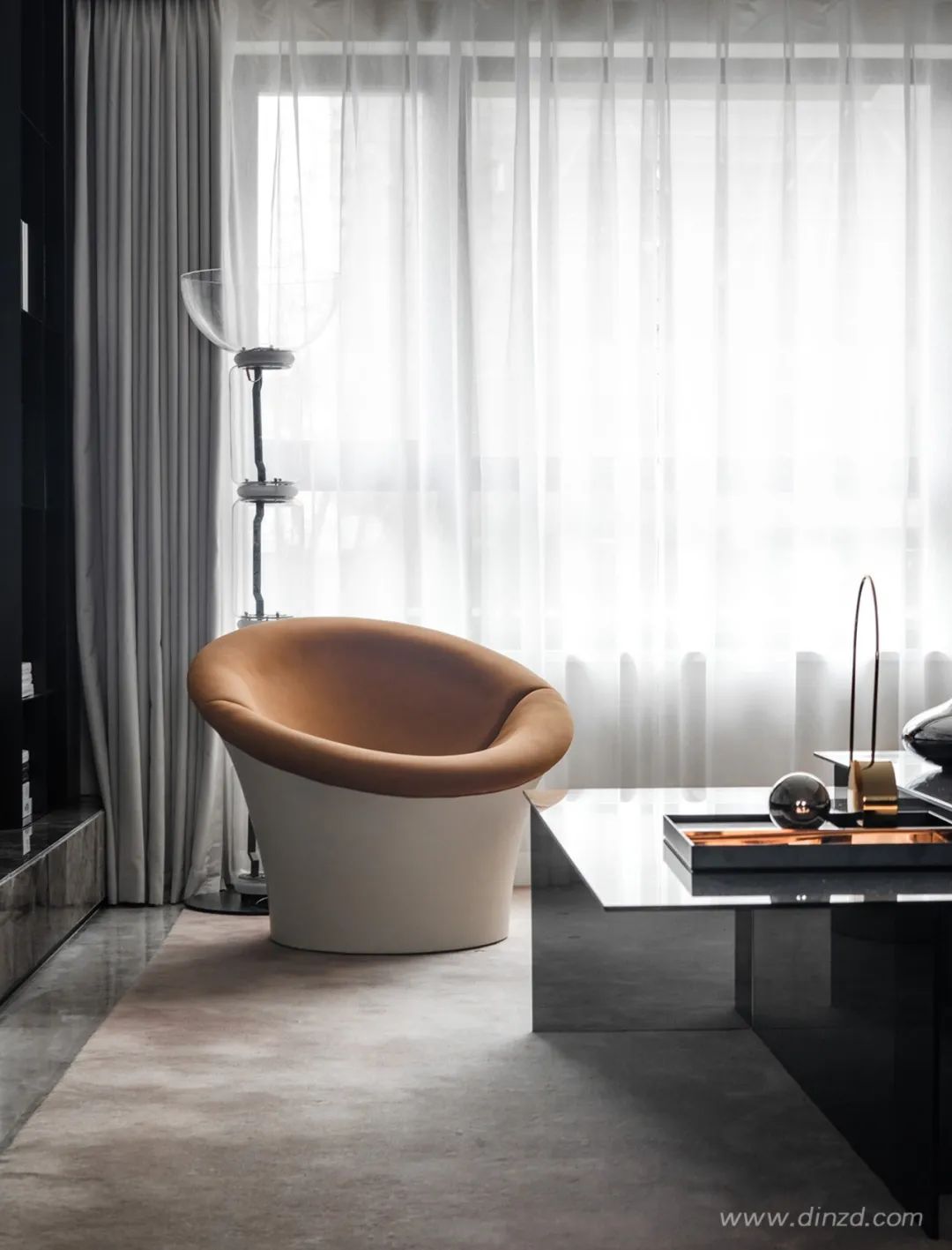 艺术无界,生活有声——烟台中海万锦洋房下叠样板间设计-15