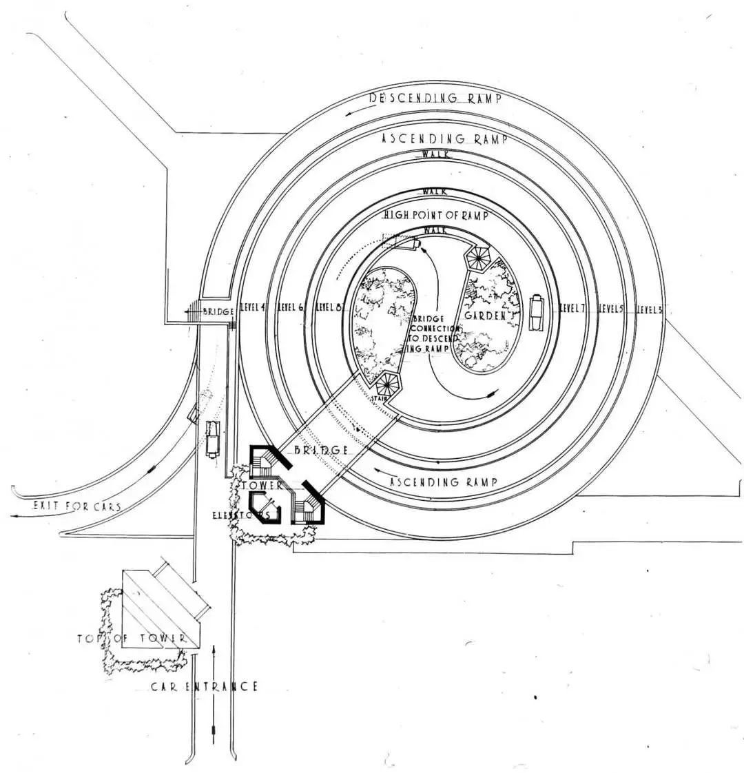 未竟之作 · 现代建筑大师的遗珠丨法国尼斯丨路易斯·康,密斯·凡德罗,弗兰克·劳埃德·赖特,勒·柯布西耶-64