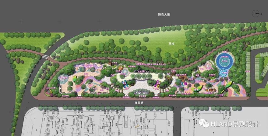 翔安大道带状公园“宋曾雅园”服务区工程景观-33