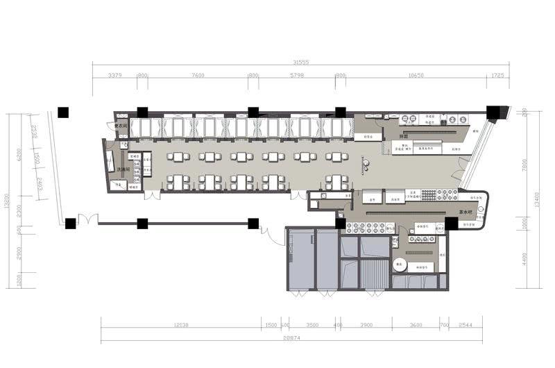 新疆乌鲁木齐万达广场巴巴汗餐饮空间设计-10