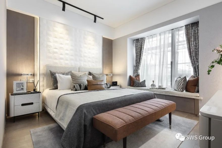 武汉绿城凤起听澜样板间 | 年轻现代的理想居所-43