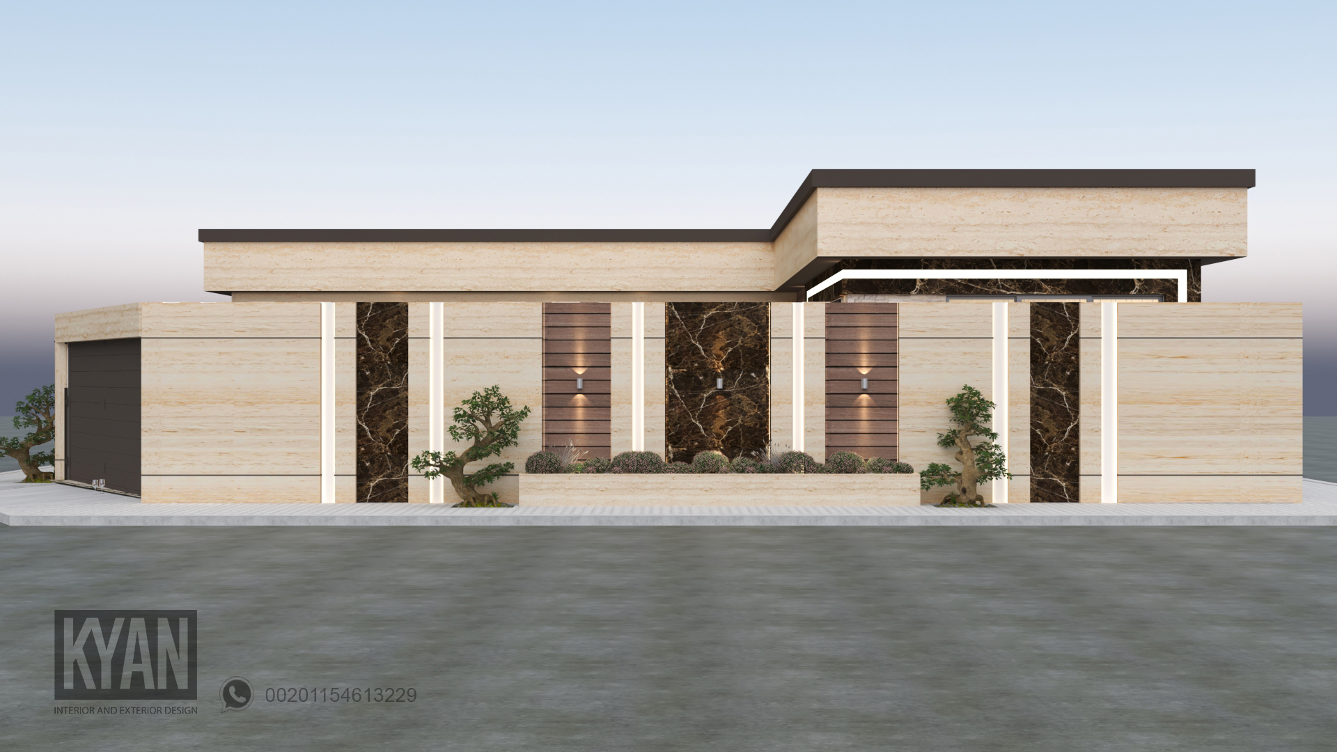 现代住宅立面设计-7