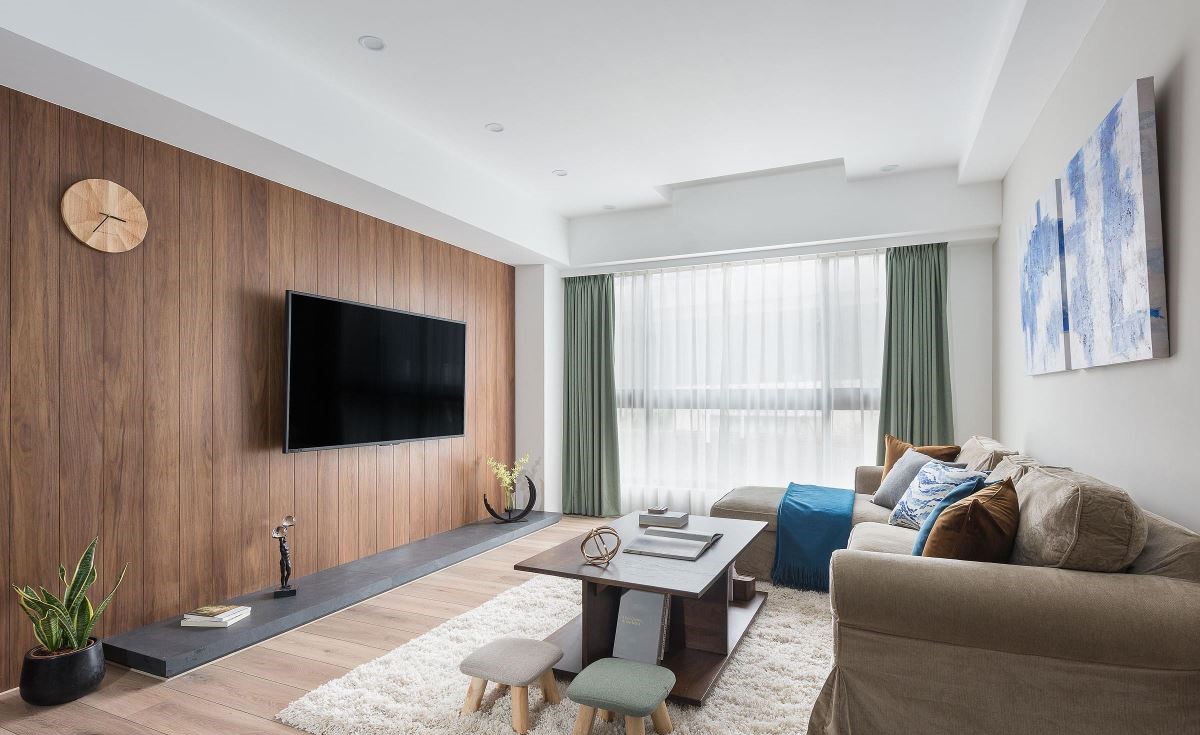 115m²三室单身宅  知域设计-12