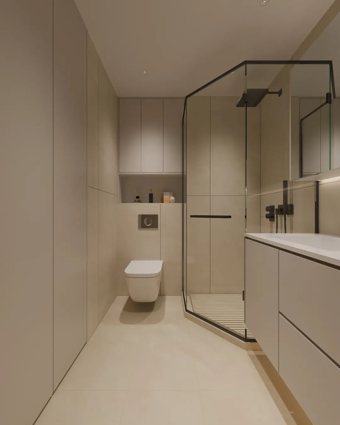 简约纯粹的200㎡之家丨由娜-52