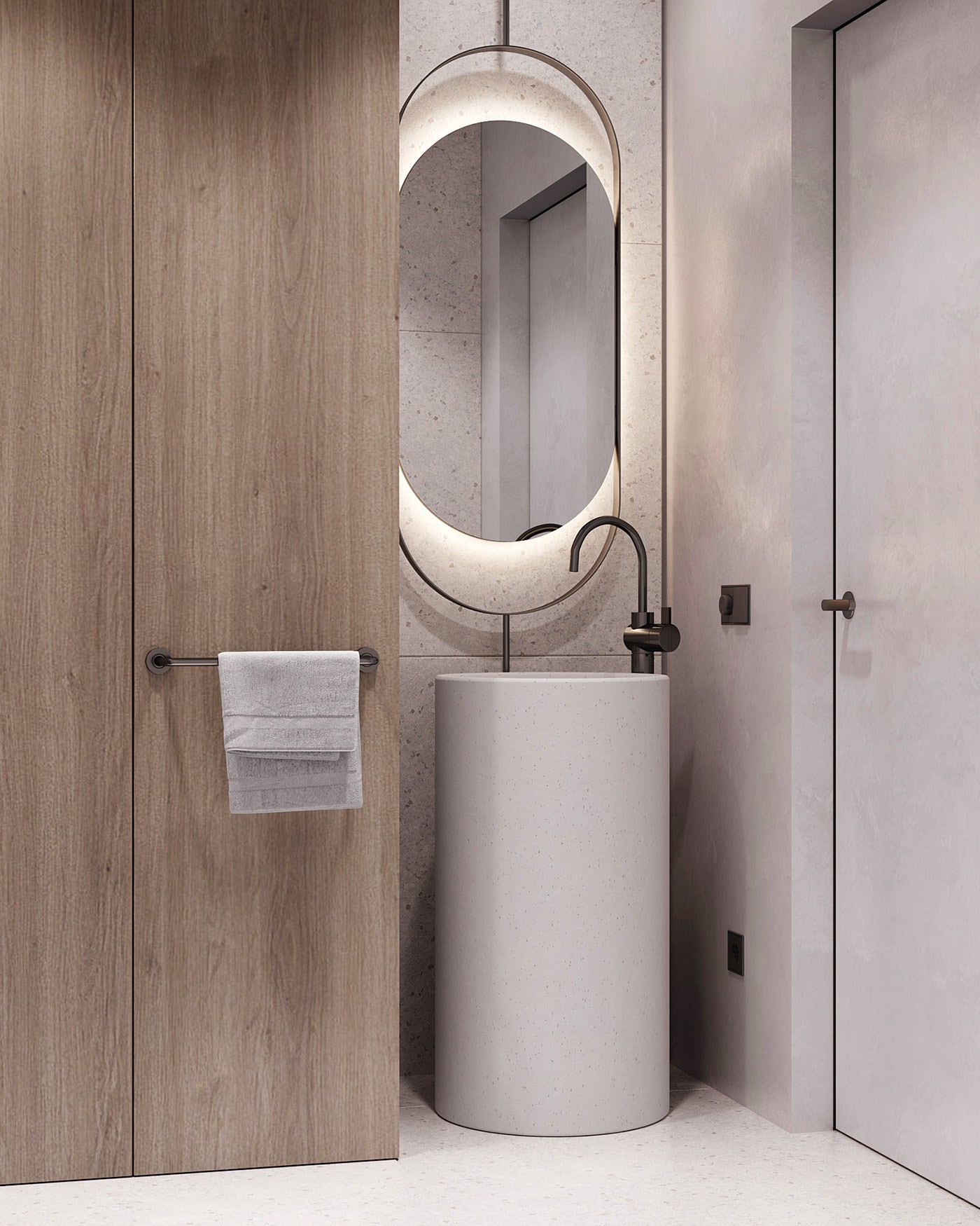 73㎡浅色系公寓设计 既舒适又温馨！-18