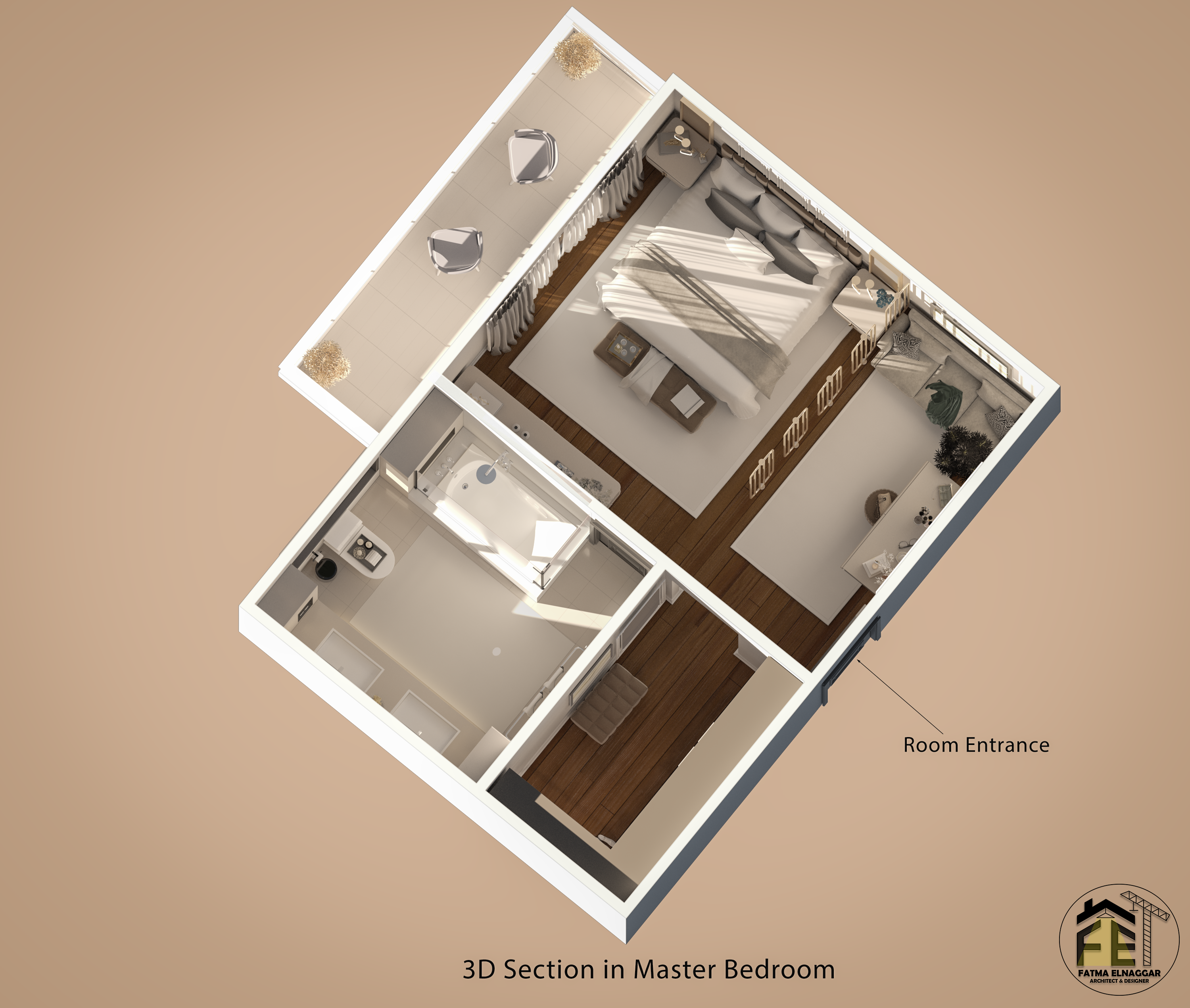 "Interior Master Bedroom Design & Shop Drawings"-9