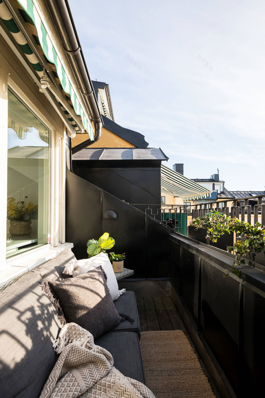 斯德哥尔摩白色豪华阁楼公寓-23