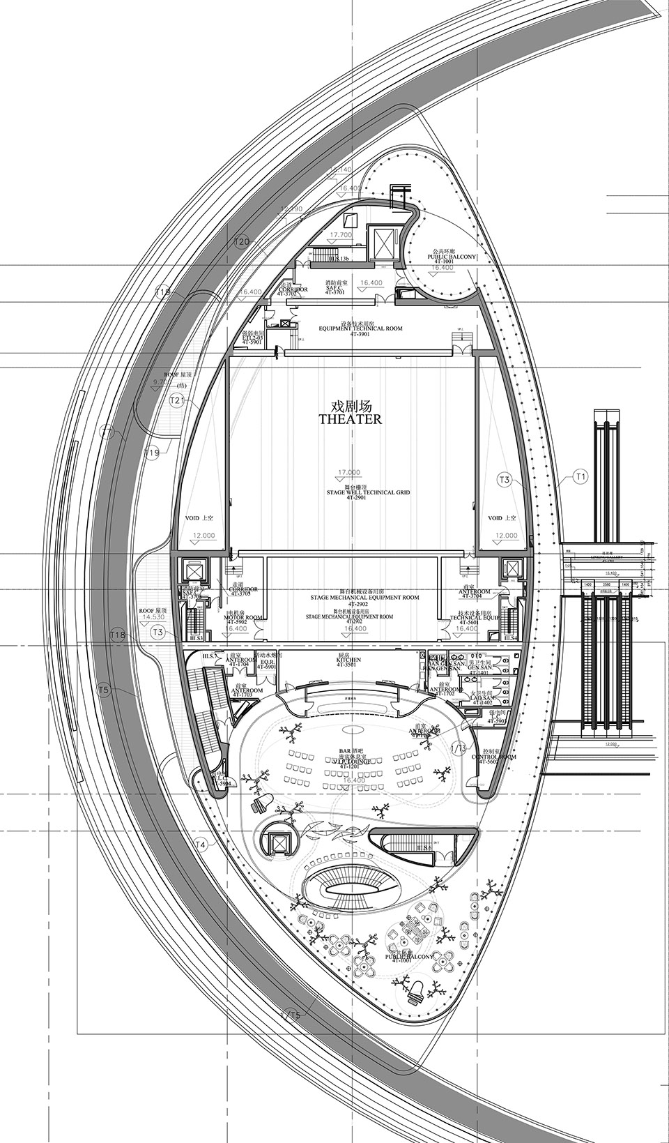 国家大剧院西餐厅&多功能宴会厅丨中国北京丨古鲁奇公司-54