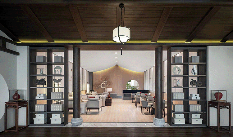 鲟龙湾文旅项目半岛一期 1#艺术中心 | 东方雅韵的空间叙事-6