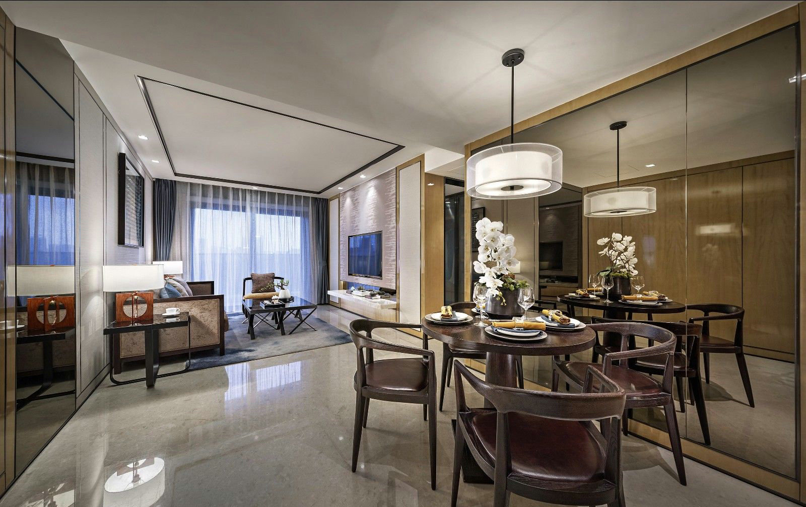 现代中式风格的魅力演绎——洪德成设计顾问(香港)有限公司-5