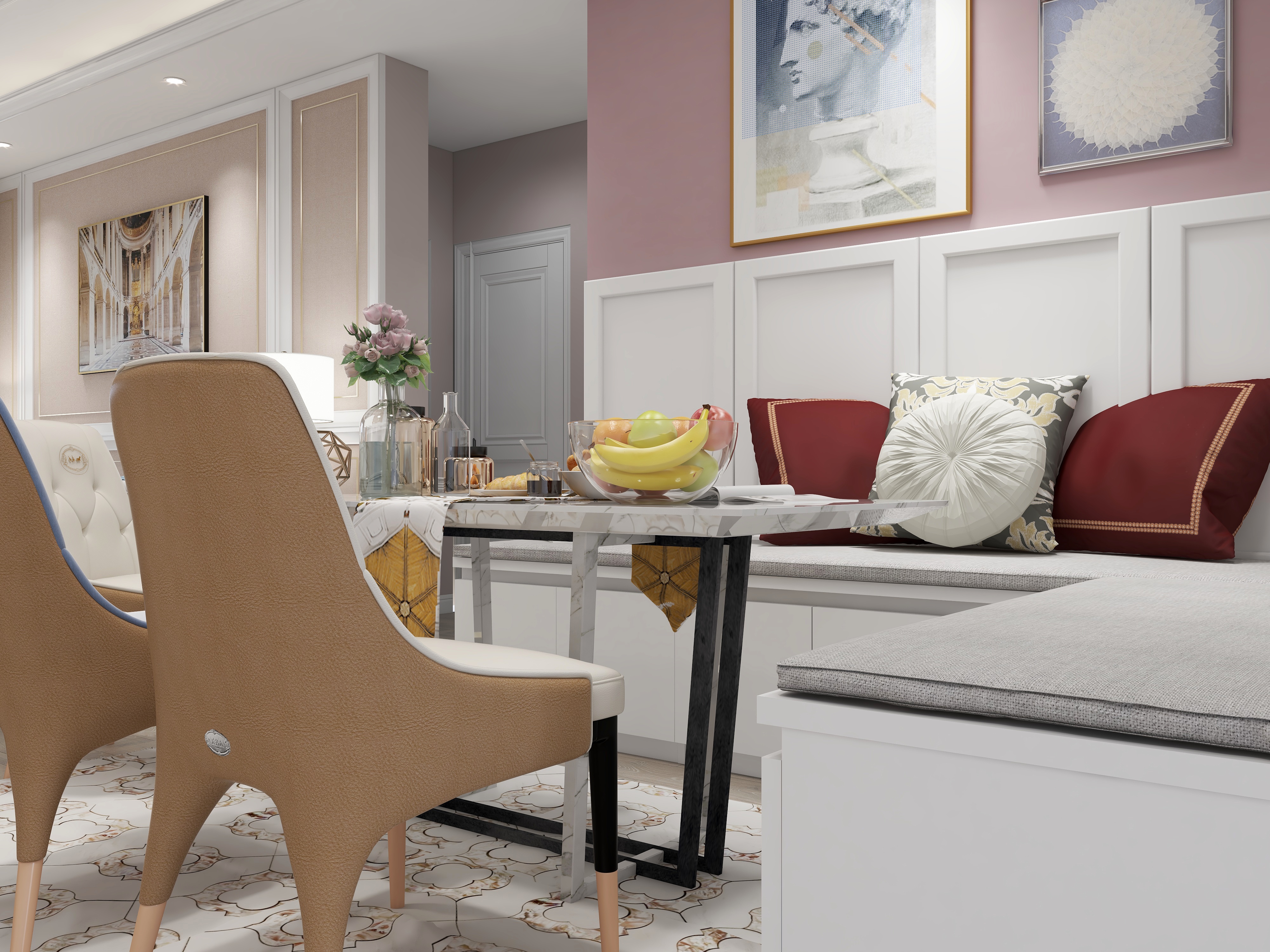 《十行红笺》美式轻奢风，温馨柔美金属质感-4