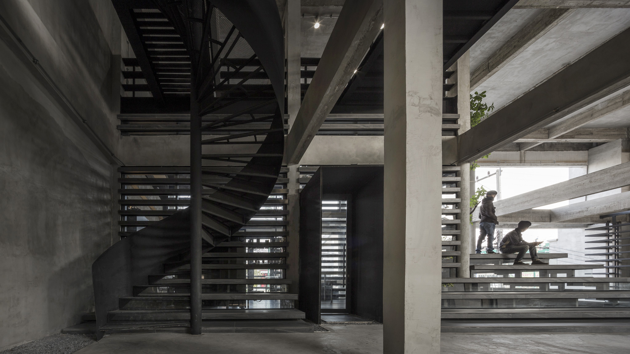 泰国废弃汽车服务中心变身高颜值设计社区-56