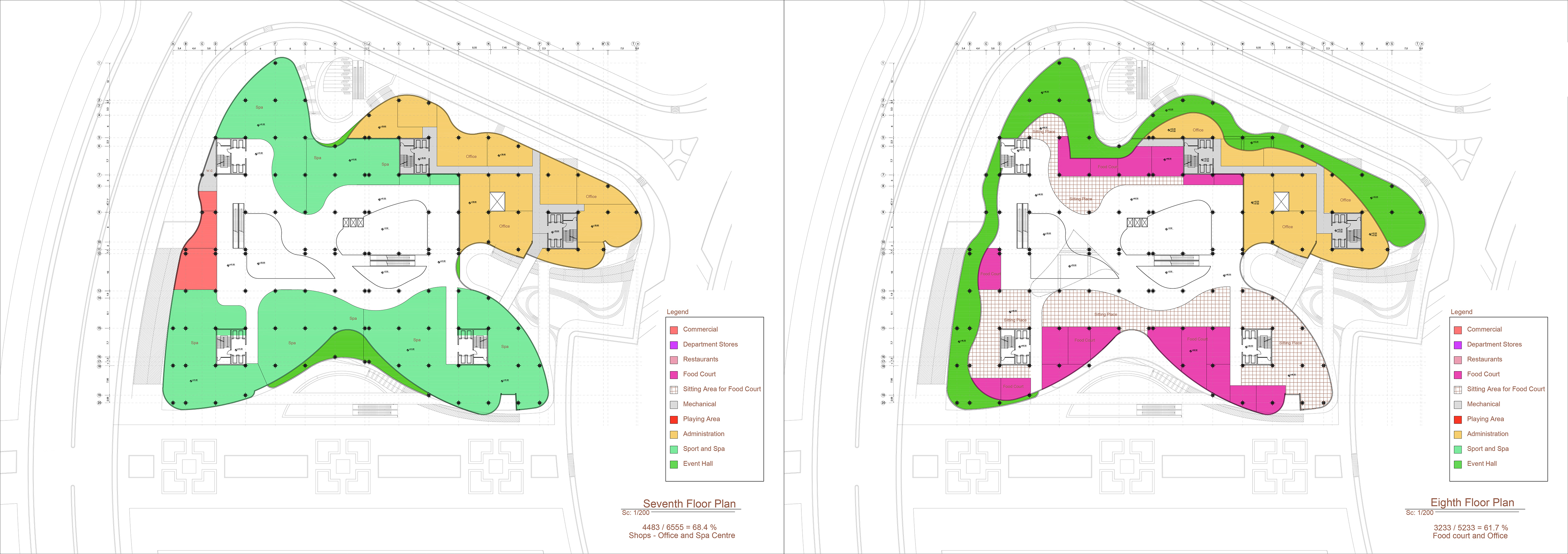 河流涌动的购物中心-22