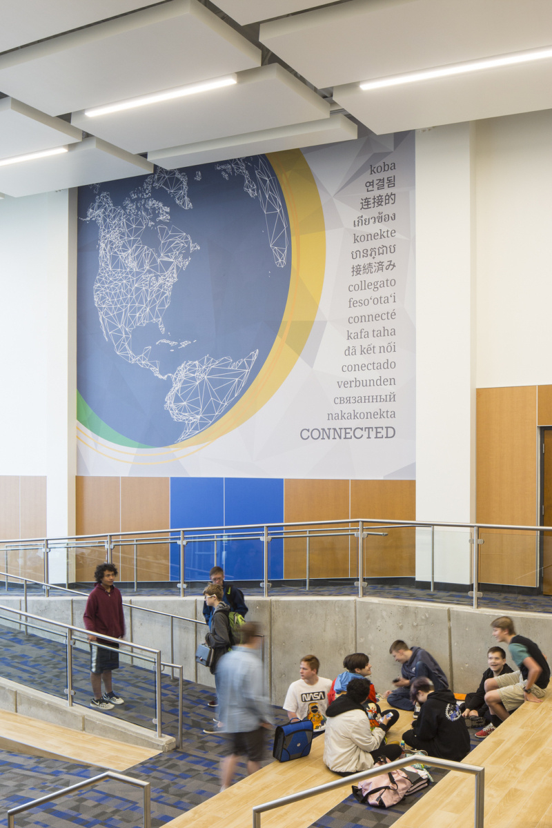 Mueller Park Junior High School 翻新升级，打造现代学习空间-12