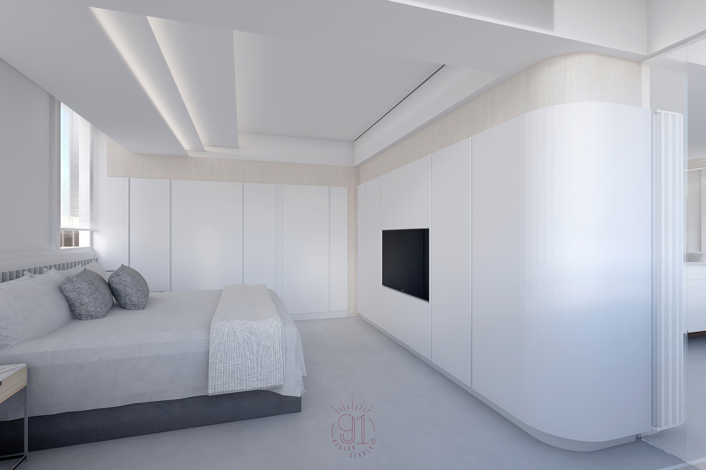 住宅空间3D渲染项目丨禾捷室内装修设计(Hj.Designer)-4