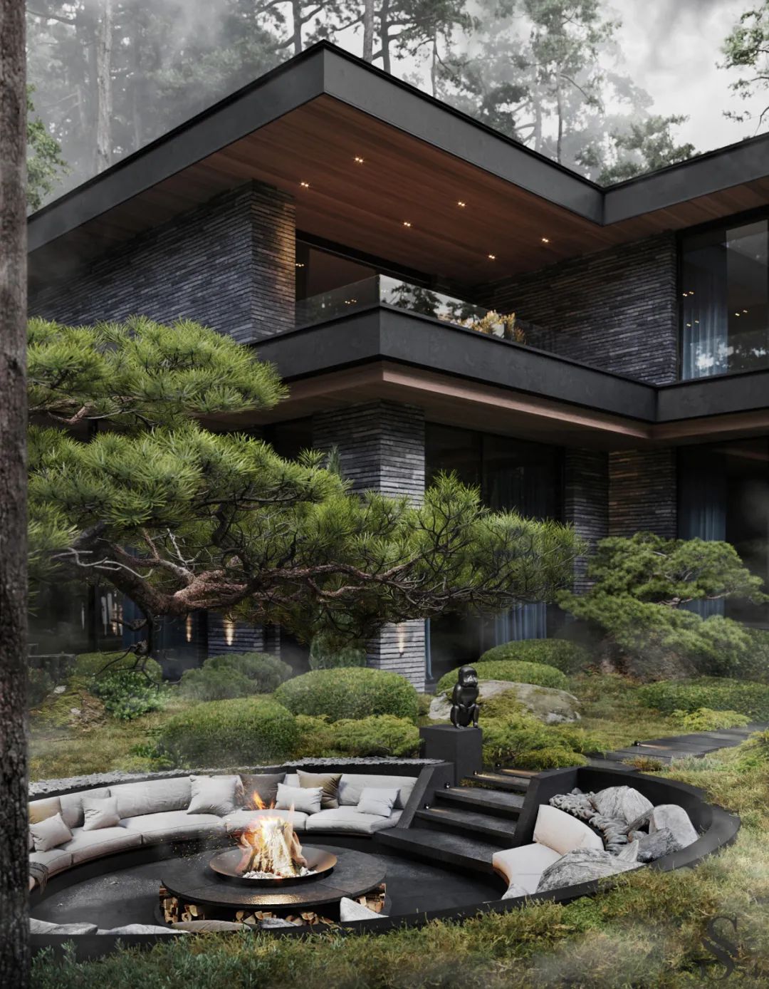 圣彼得堡900㎡森林别墅丨俄罗斯圣彼得堡丨STUDIA 54俄罗斯建筑设计工作室-39