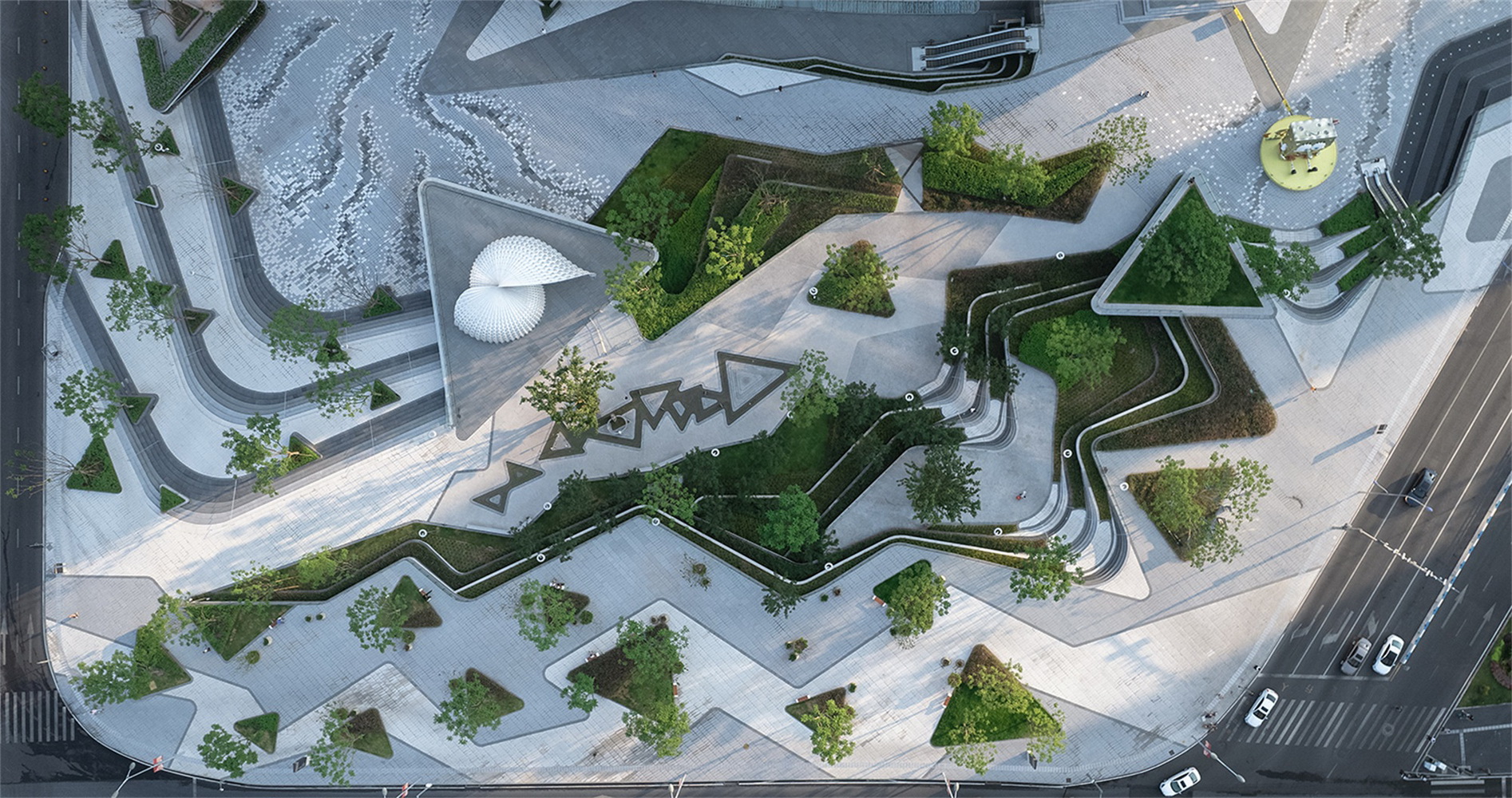 香港置地重庆光环购物公园商业景观SU模型-5