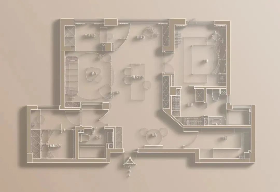 杭州神仙 Ins 风婚房设计丨中国杭州丨凤凰空间-4