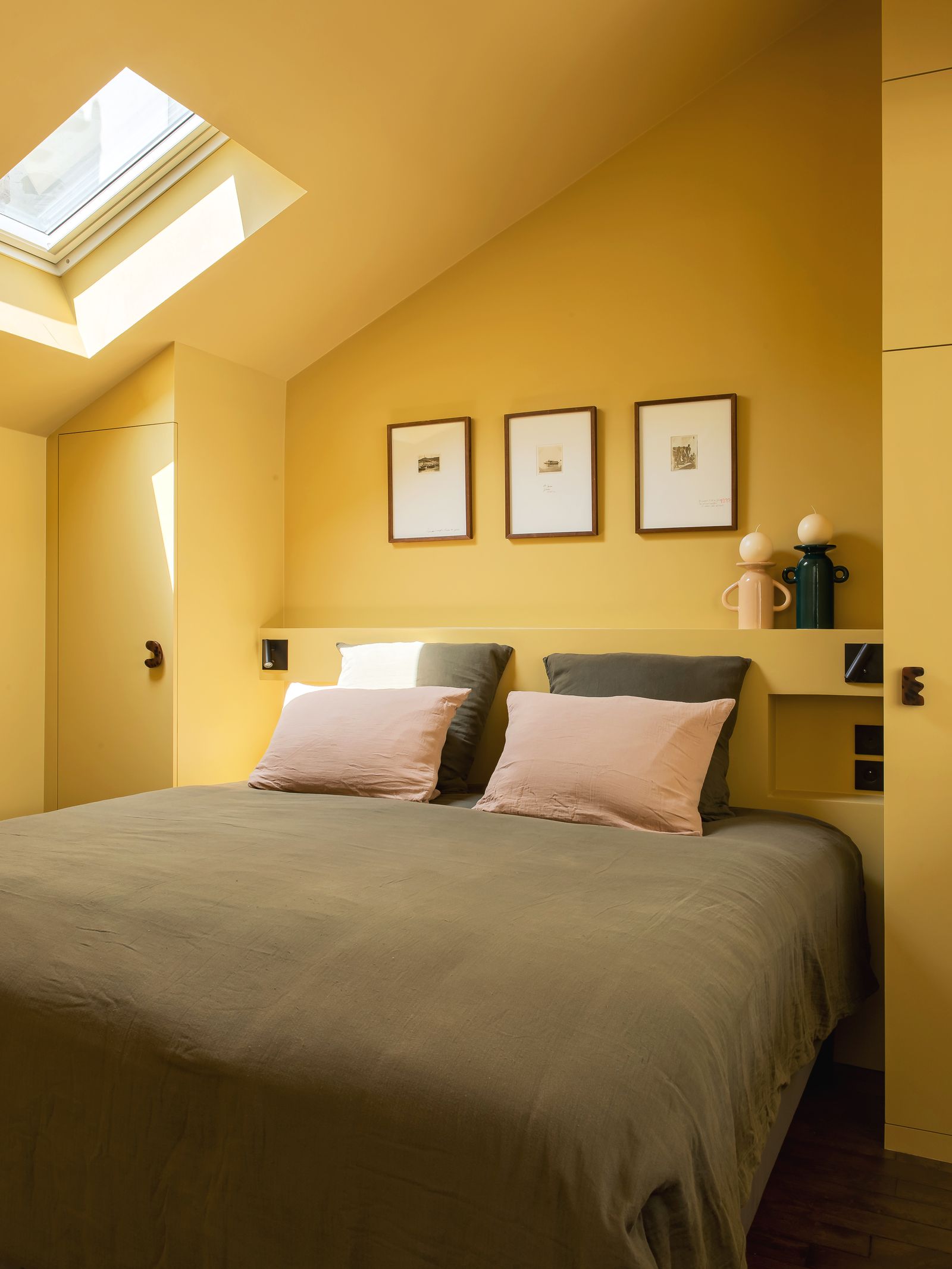 40㎡旧工坊改玻璃顶小公寓丨法国巴黎丨Mathilde Cavéla-22