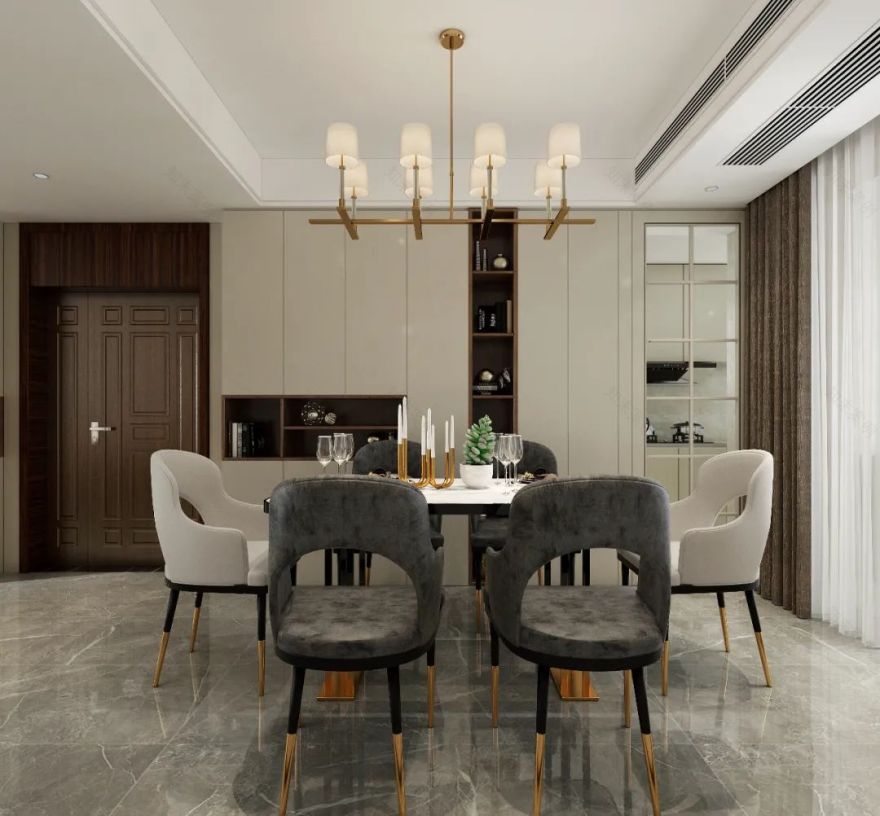 新中式生活美学的完美呈现丨龙瑞装饰-26