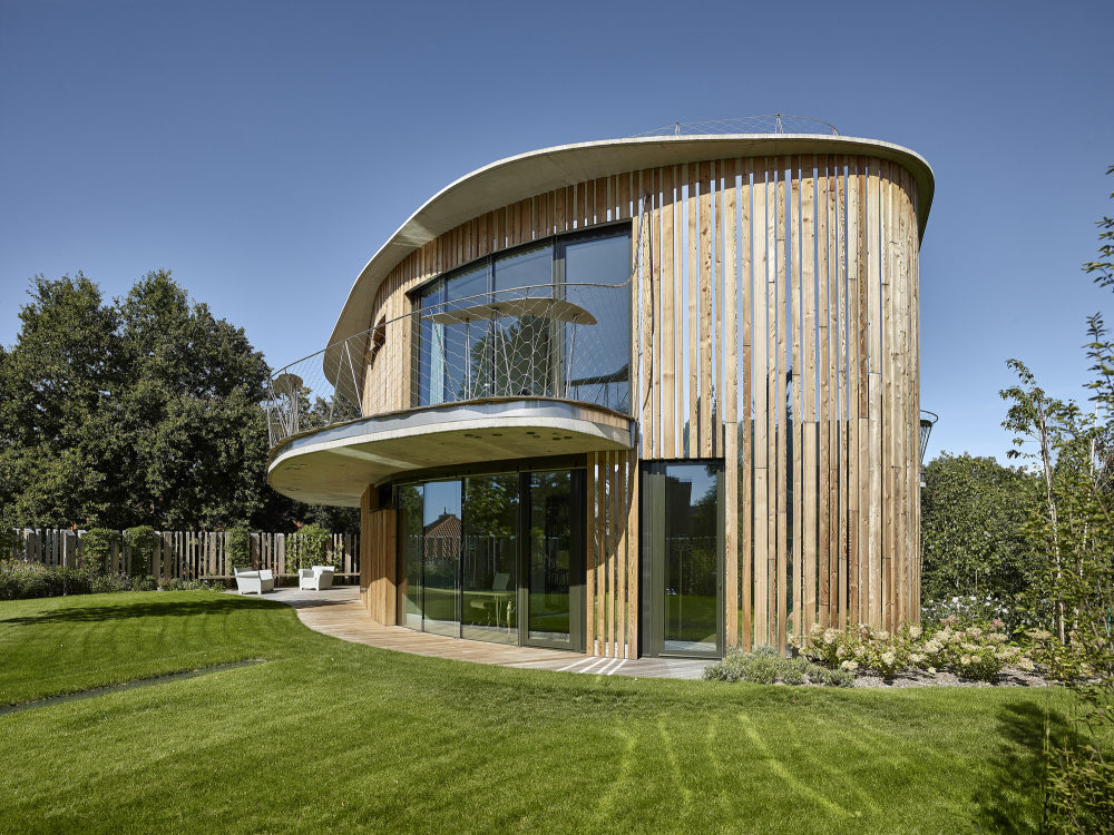 隐于林间的圆形之家-18