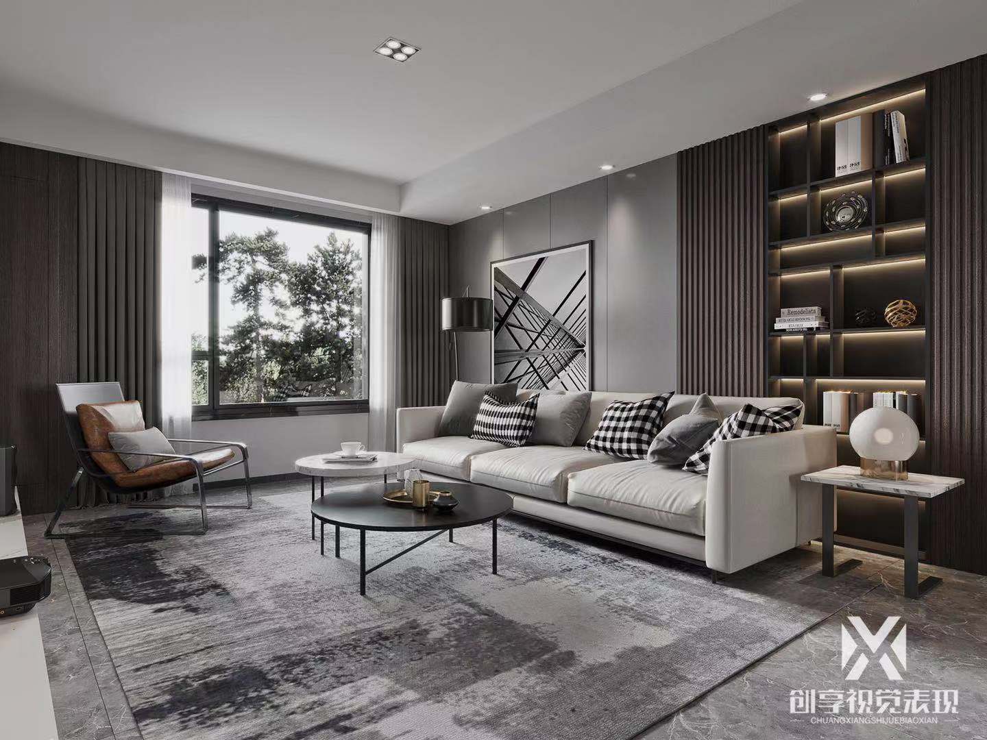 灰色调现代轻奢                     -6