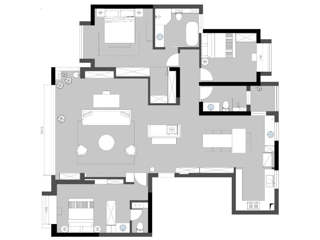 三伏新作丨时尚果然是个轮回，绿植填满角落，独居青年的中古家-22